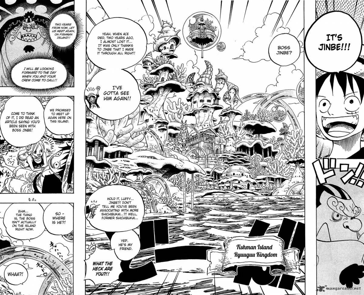 Read Manga One Piece Chapter 609 Adventure On Fishman Island Read Manga Online In English Free Manga Reading