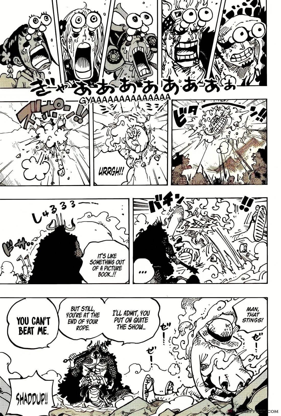 Read One Piece Chapter 1045 Colored In Mangaeffect Style By Ai