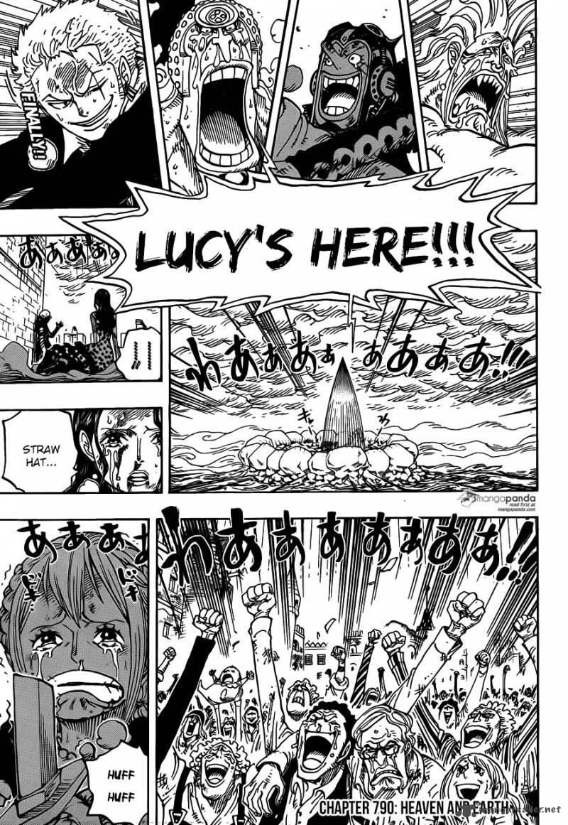 One Piece Manga Here English Chapter 790 Heaven And Earth