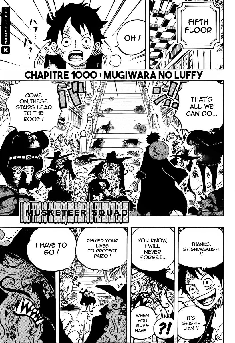 One Piece Manga Here English Chapter 1000 Fan Art