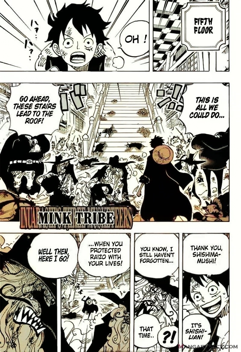 One Piece Manga Here English Chapter 1000 Colored In Mangaeffect Style By Ai